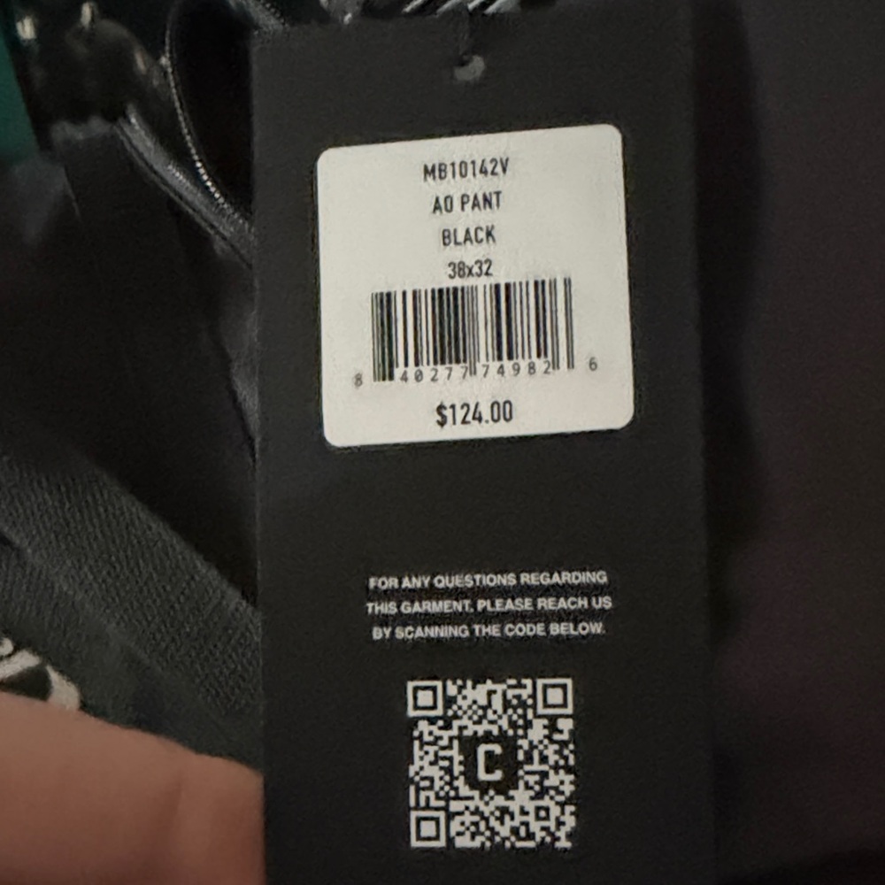 Cuts Clothing Men's Classic Black Dress Pants - Picture 5 of 5